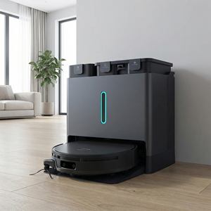 Robot Aspirador y Fregador 3 en 1 con Succión de Potencia de 20000Pa, Limpieza en Húmedo y Seco, Estación Base Inteligente - Product Image 1