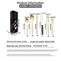 Vente en gros d'argenterie de luxe en acier inoxydable poli miroir noir pour hôtels, restaurants, banquets de mariage, ensembles de couverts