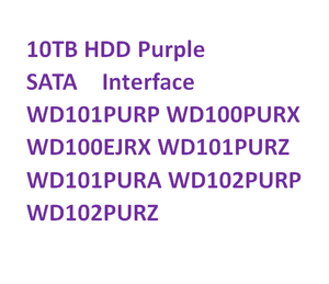 Disco Duro Interno Purple Pro de 10 TB, 12 TB, 14 TB, 16 TB, HDD SATA3 de 256 MB, Serie WD160PURZ WD101PURP WD100PURX WD100EJRX <span class=keywords><strong>WD101PURZ</strong></span> HDD - Product Image 2
