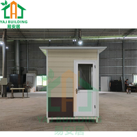 Cabine de sécurité moderne et écologique OEM ODM, poste de garde portable, maisonnette de sécurité de rue, abri de sécurité étanche en panneaux sandwich