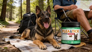 Friandises à mâcher <span class=keywords><strong>anti</strong></span>-parasites pour chiens et chats au lécithine de poulet – Protection naturelle contre les insectes, pour une peau et un pelage propres, apaisantes pour la maison et le jardin, usage quotidien - Product Image 5