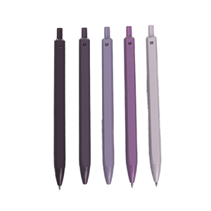 Nouveauté Logo Personnalisé Imprimé Non Effaçable Encre Noire Pointe 0.5mm Stylos Gel En Plastique Bureau D'affaires École Cadeau Promotionnel Stylos Stock - Product Image 1