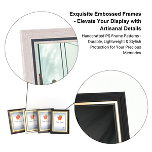 Chất lượng cao hiện đại PS Nhựa + Kính cường lực khung hình đa kích cỡ bàn & tường hiển thị sẵn sàng để Treo Khung Ảnh - Product Image 3