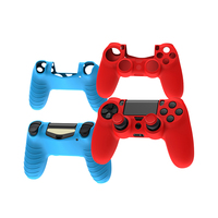Housse de protection en silicone Contrôleur anti-transpiration pour Playstation 4 (PS4) Ensemble d'accessoires de poignée pour une expérience de jeu améliorée