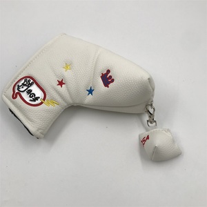 Penutup kepala Putter Golf berlabel <span class=keywords><strong>L</strong></span> desain baru Modern tahan air penutup kait dan <span class=keywords><strong>Loop</strong></span> untuk perlindungan klub - Product Image 1