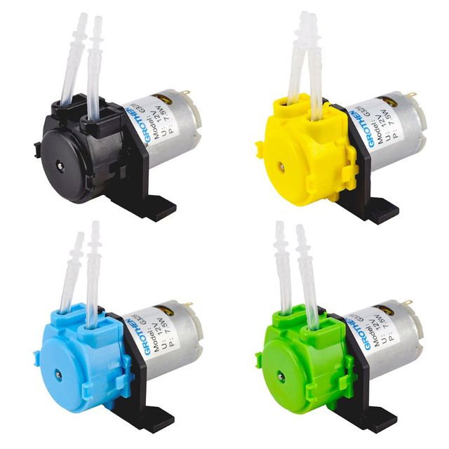 2V/24V DC Dosing Pump Peristaltic Pump Dosing Head With Connector Aquarium Lab Analytic Diy