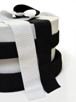 Sangle de soutien-gorge en sangle élastique douce à chevrons Accessoires de vêtements confortables Bande élastique pour Textiles de maison Sacs Chaussures