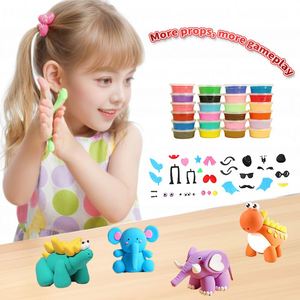 Wholesale Ultra Light Air Dry Colored <b>Clay</b> 36 Colors DIY Soft Plasticine <b>Modeling</b> Playdough Toy for Kids - Product Image 4