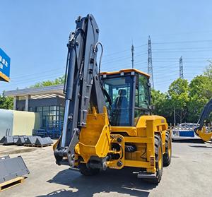 Earth-moving Machinery Diesel Backhoe Loader Great Performance 4WD Wheel Loader XC8-S3570 PLC-controlled High Load Moment 1.3m - Product Image 4
