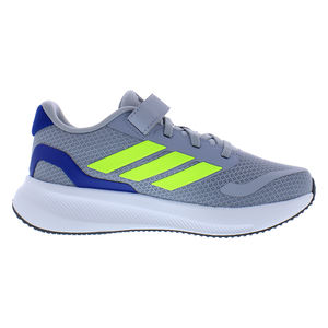 Chaussures Adidas Runfalcon 5 PS pour garçons, taille 2, couleur : Halo Silver/Lucid Lemon/Team Royal Blue - Product Image 2