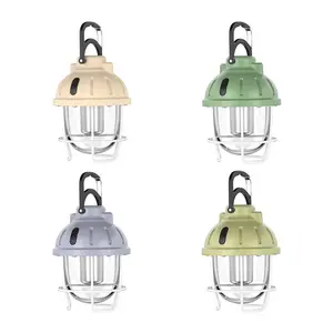 Rechargeable Outdoor Camping Equipment Portable 7 Lighting Modes Breathing Lamp Warning Mode LED Colorful Tent Lantern