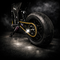 Juego de Ruedas LXC Curve Nuevas de 12 Pulgadas 90/90 para Motocicleta Eléctrica Tuttio Yozma, Neumáticos Anchos Delanteros y Traseros de Alto Rendimiento