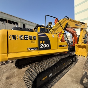 รถขุดไฮดรอลิกแบบตีนตะขาบ Komatsu PC200 ขนาด 20 ตัน รถขุดมือสอง Komatsu ของแท้ รถขุดขนาดกลางสำหรับงานก่อสร้าง ขาย - Product Image 3