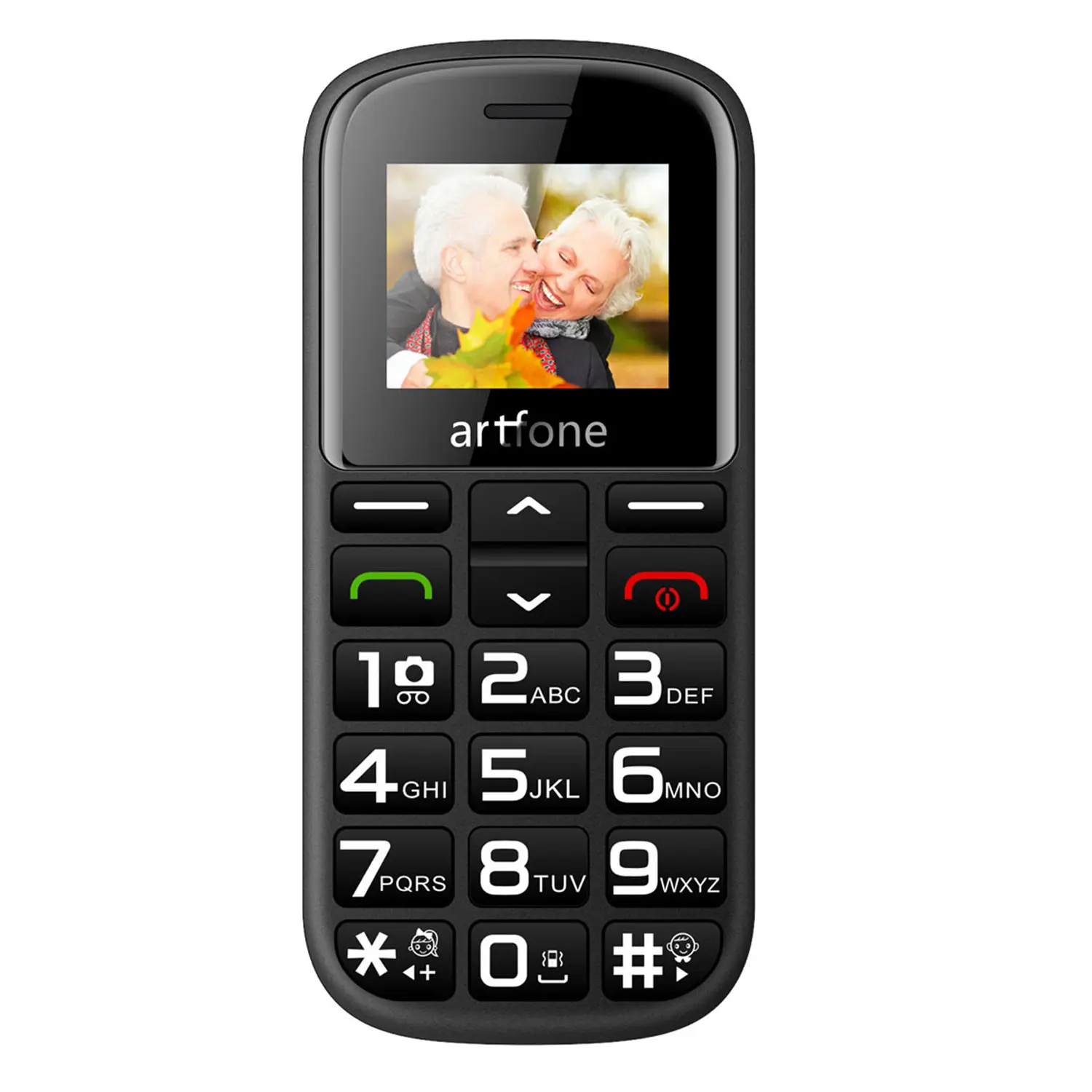 Фабрика artfone CS182 Хорошее качество 1,8 дюймов 2 г GSM бар мобильный телефон с зарядной подставкой для пожилых людей