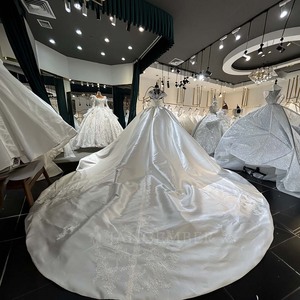 ชุดแต่งงานสไตล์วังหรูหรา ผ้าซาตินเนื้อหนา โรแมนติก กระโปรงบานทรงทูทู รุ่น Lsml072 ขายดี ยี่ห้อ Jancember - Product Image 2