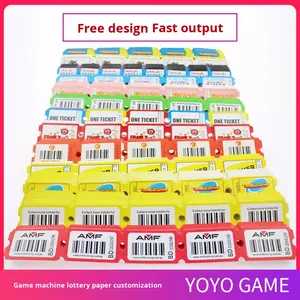 Boleto de Lotería para Consola de Juegos, Boleto Completo o Medio Boleto, para Máquinas de Arcade, Parques de Diversiones, Canje de Puntos, Premios, Cupones - Product Image 2