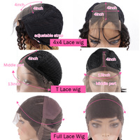 24 26 28 pouces 100 perruque de cheveux humains en dentelle droite personne réelle bandeau transparent mince cuir bouclé perruque brésilienne cheveux de bébé