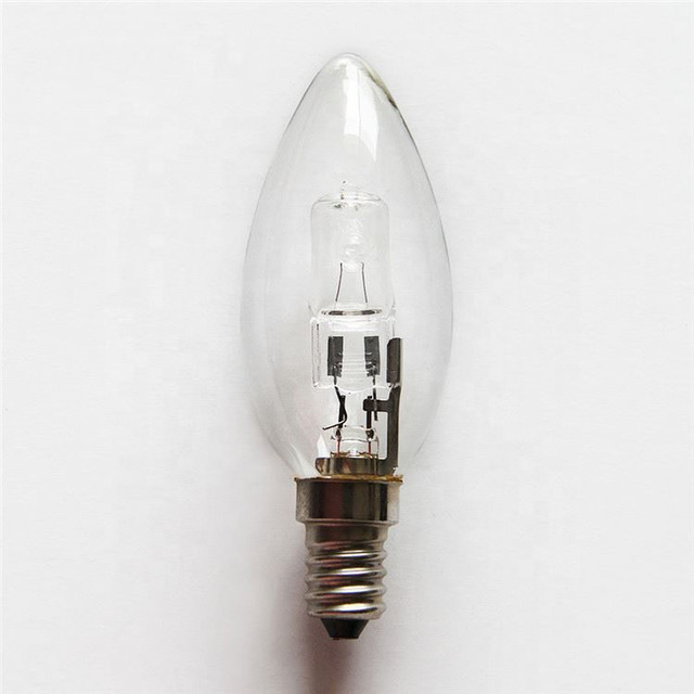 C35 18W E14 E27 clear Decorative Edison Style Halogen Lamp Candle Bulb