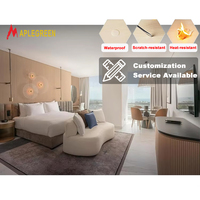 Personnalisation d'usine de modem Ensemble de chambre à coucher de luxe Mobilier d'hôtel 5 étoiles