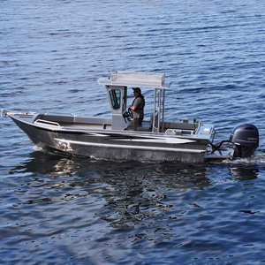 2023 Maßgefertigtes 21-Fuß Geschweißtes Aluminium-Landungsboot mit Mittelkonsole und Hardtop zum Verkauf - Product Image 3