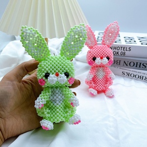 Factory <b>Customized</b> Cute Big Bunny Home Decoration Kids Girl Birthday Gifts Graduation Gift Handmade Rabbit <b>Keychain</b> for Souvenir - Product Image 4