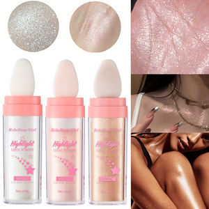 Poudre illuminatrice scintillante 3 couleurs pour le corps, effet naturel, vente en gros - Product Image 1