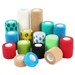 AUPCON özel elastik vet wrap kendinden yapışkanlı olmayan dokuma yapışkan bandaj - Product Image 3