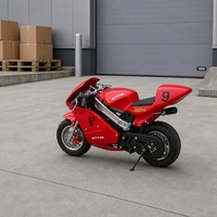 Vente en gros d'usine, moto de course à deux roues à essence de 49 cm3, adaptée aux enfants de 10 ans et plus