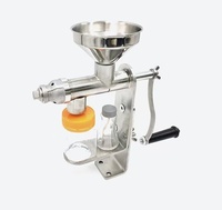 Presse à huile à vis en acier inoxydable pour usage domestique, extraction à froid et à chaud d'avocat, d'olive, de sésame, d'arachide et de noix