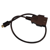 Cable OBD2 de 16 pines personalizado de fábrica con conector macho J1962 Cable de diagnóstico OBD para automóviles para aplicaciones electrónicas de automóviles