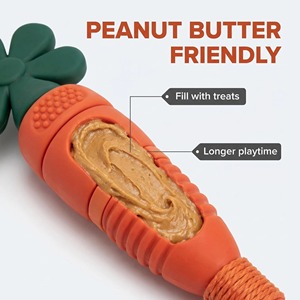 Jouets pour chiens résistants personnalisés pour les mâchoires agressives, races moyennes à grandes, jouet à mâcher dentaire aromatisé au bacon pour lutter contre l'ennui - Product Image 2