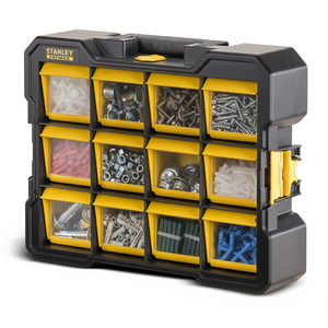 Organizador de Cajones Portátil Stanley Fatmax con Bandejas Inclinables, Caja de Almacenamiento de Herramientas con 12 Compartimentos - Product Image 2