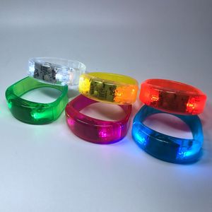 Bracelet personnalisé LED clignotant, 20 pièces de fête de Concert, événement, Logo personnalisé, <span class=keywords><strong>Vibration</strong></span> colorée - Product Image 5