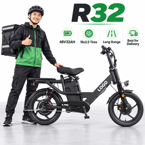 จักรยานบรรทุกไฟฟ้า R32 48V 32Ah 18x2.5 นิ้ว ระยะไกล สำหรับส่งของ - Product Image 1