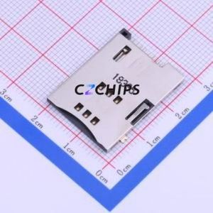 475530001 SIM Card Connector SMD Connector Self-Return Type Mini SIM Card Card Holder With Card Detection - Product Image 1