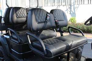 Street Legal Batterie plomb-acide utilitaire tout-terrain électrique 2 + 2 voiturette de golf avec certificat CE - Product Image 6