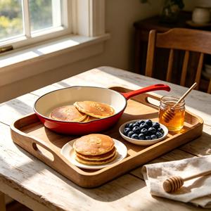Sartén de <span class=keywords><strong>Hierro</strong></span> <span class=keywords><strong>Fundido</strong></span> <span class=keywords><strong>Esmaltado</strong></span> Directo de Fábrica con Mango Largo, Utensilios de Cocina No Tóxicos para Negocios B2B - Product Image 2