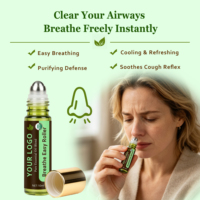 Huiles d'aromathérapie en marque privée, roll-on, huile essentielle pour la respiration, pour la congestion et une respiration facile, 10 ml