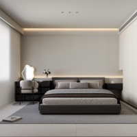 Ensembles de Chambres à Coucher Modernes en Bois Massif pour Hôtels Cinq Étoiles, Meubles de Luxe Haut de Gamme Personnalisables pour Appartements, Design Écologique et Durable