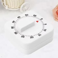 Nouveau mécanique 60 Minutes jeu cuisine cuisson compte à rebours minuterie compteur d'alarme