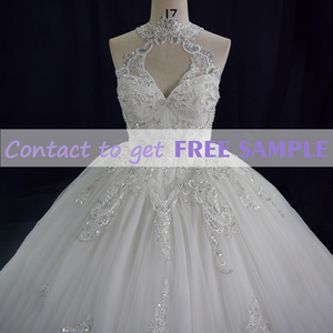 TEENYEE Vintage Plus <strong>Size</strong> Women's Halter Ball Gown <strong>Wedding</strong> <strong>Dresses</strong> Bridal <strong>Dress</strong> with Removable Halter Neck - Product Image 3