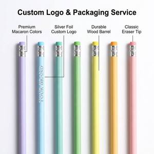 <span class=keywords><strong>Crayon</strong></span> standard en plastique noir HB personnalisé 2025, modèle QX-B011, emballage en vrac, fabriqué en Chine pour un usage commercial et promotionnel - Product Image 5