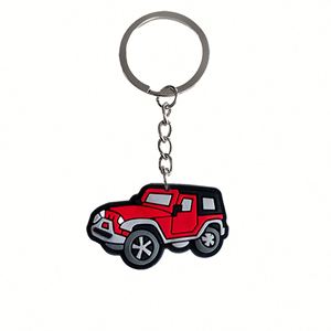 Wholesale Hot Selling Factory Supplier Car Shape <b>Custom</b> logo 3d <b>Keychain</b> Pvc Car <b>Keychain</b> - Product Image 2