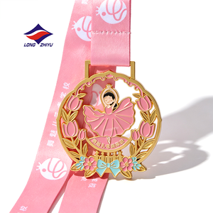 Medalla <span class=keywords><strong>de</strong></span> Maratón LZY 20Y Personalizada <span class=keywords><strong>de</strong></span> Aleación <span class=keywords><strong>de</strong></span> Zinc 2D en Oro Antiguo, Medalla Deportiva <span class=keywords><strong>de</strong></span> Metal para Finalistas con Cinta para Atletismo - Product Image 2