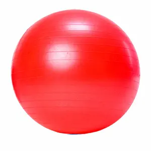 ลูกบอลโยคะพีวีซีสีดำขนาด55ซม. 65ซม. 75ซม. ลูกบอลออกกำลังกายที่ทนทาน