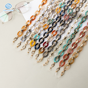 Acrylique <span class=keywords><strong>lunettes</strong></span> de soleil chaîne pour femmes homme mélange couleur <span class=keywords><strong>lunettes</strong></span> chaîne visage masqué collier lanière cou support <span class=keywords><strong>lunettes</strong></span> <span class=keywords><strong>cordon</strong></span> sangle corde - Product Image 2