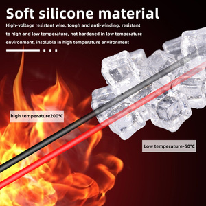 1000V 20A Silicone Wire Universal Probe Test Leads Copper Pin <strong>Digital</strong> Multimeter Needle Tip DIY Probes <strong>Cable</strong> for Multi Meter - Product Image 4