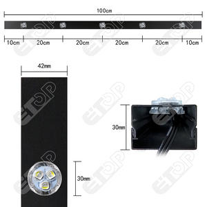 ETOP ngoài trời <span class=keywords><strong>LED</strong></span> đá quý điểm đèn nhôm hồ sơ vĩnh viễn RGB RGBW đá quý chiếu sáng giáng sinh <span class=keywords><strong>LED</strong></span> <span class=keywords><strong>Pixel</strong></span> nút - Product Image 3