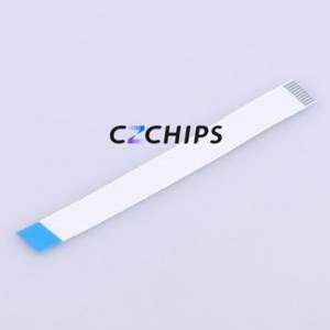 JS10B-10P-100-4-8 FFC Cable (Flexible Flat Cable) P=1mm Connector 10P 1mm 0.3mm Reverse - Product Image 2