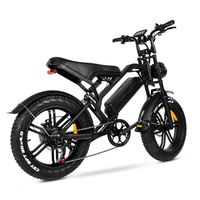 Bicicleta Eléctrica Híbrida de Fábrica OEM, Bicicleta Eléctrica de Montaña con Llantas Gruesas, Batería Dual de Acero 48V V20, Motor Trasero de 20 Pulgadas Económico